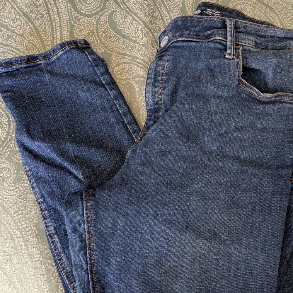 Old Navy Dark Blue Denim Pants